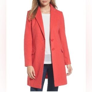 Helene Berman/Charles Gray London College Coat in Coral 🪸